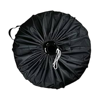 Amazon | スペアタイヤカバー 15インチ/18インチ タイヤ収納 黒